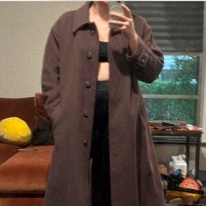 Vintage Burberry brown coat